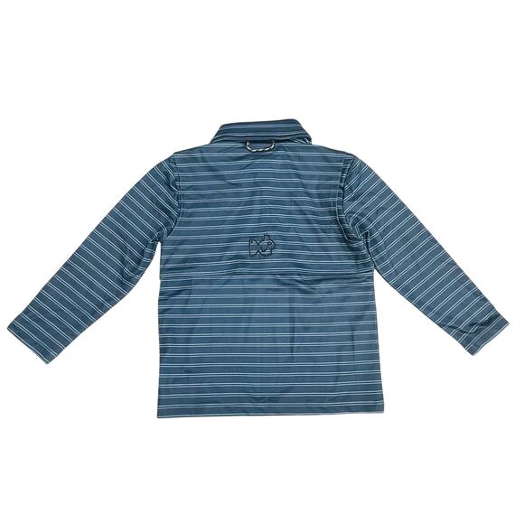 NWT Prodoh Size L (12/14) Blue Stripe Polo - Picture 2 of 5